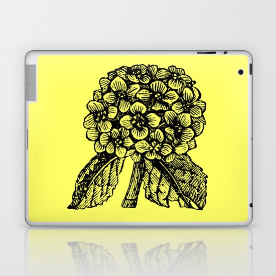Yellow Hydrangea Laptop & iPad Skin