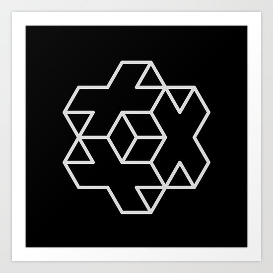 Positive Dice Art Print