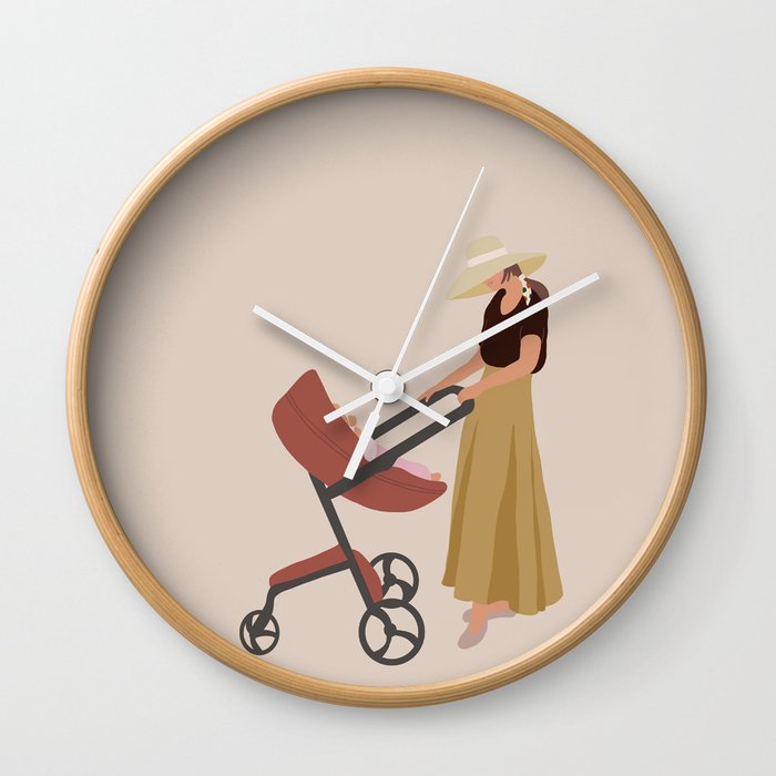 BABY AND MOTHER  Wall Clock