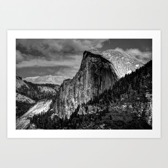 Half Dome Chrome Art Print