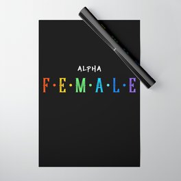 ALPHA FEMALE Wrapping Paper