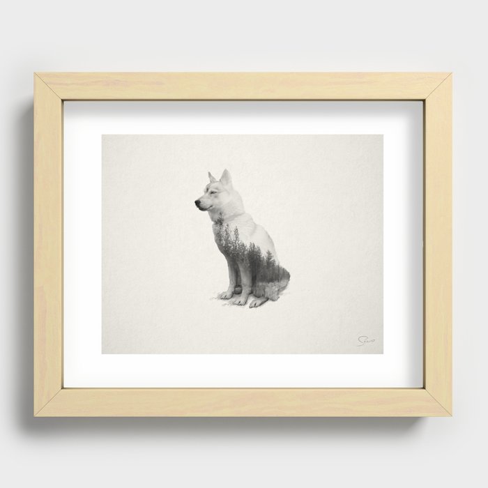 Ghost Dog - Mansi Recessed Framed Print