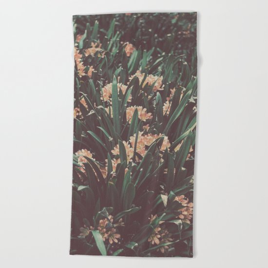 Jungle Blooms Beach Towel