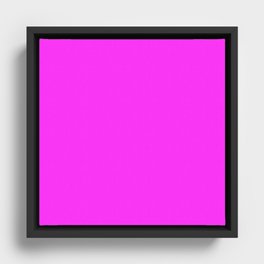 Overflowing Pink Framed Canvas