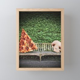 Discarded Food: Mushrooms Framed Mini Art Print