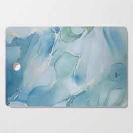 Abstract hand painted alcohol ink texture  Cutting Board