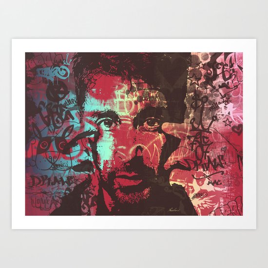 AL PACINO URBAN ART Art Print