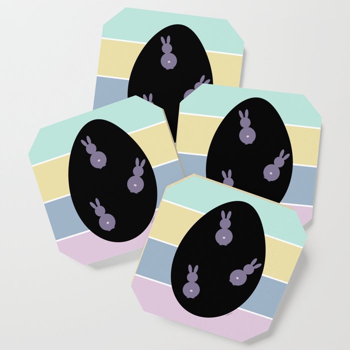 Honey Bunny Easter Eggs Coaster