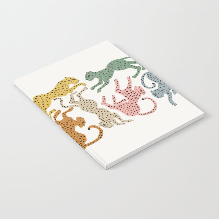 Rainbow Cheetah Notebook