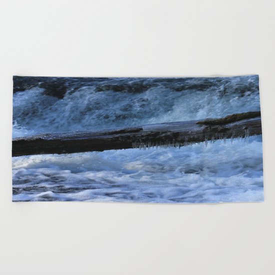 A Colder Winter Beach Towel