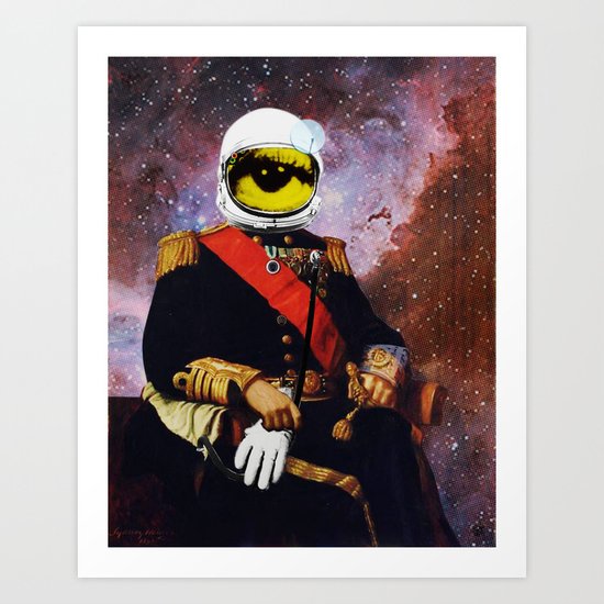 Space General Eye Man Art Print