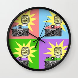Let's warholize...and say cheese! Wall Clock