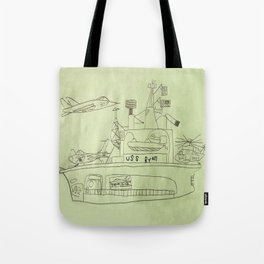 The USS Ryan Carrier Tote Bag