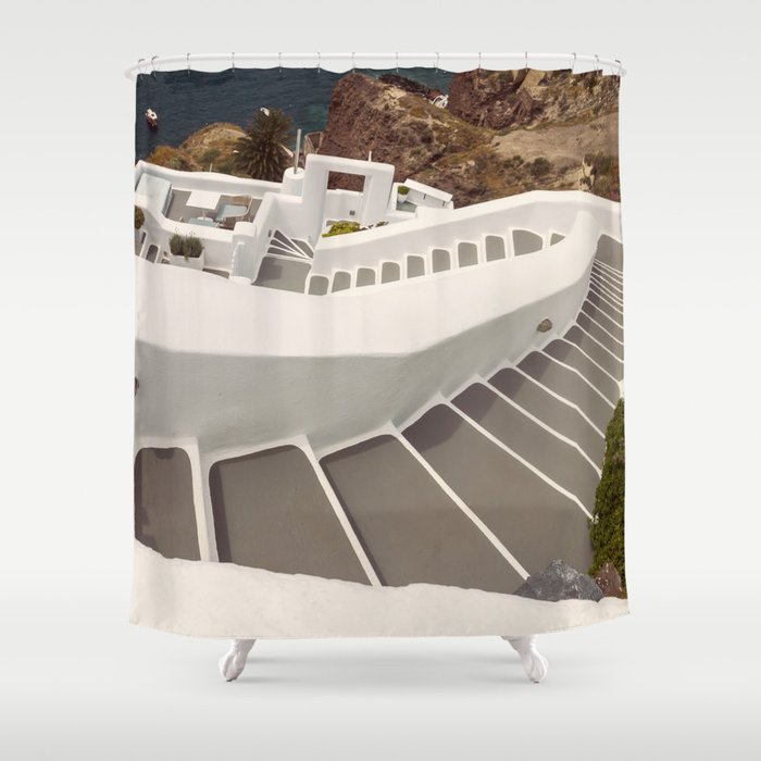 Pathway to the Sea Shower Curtain