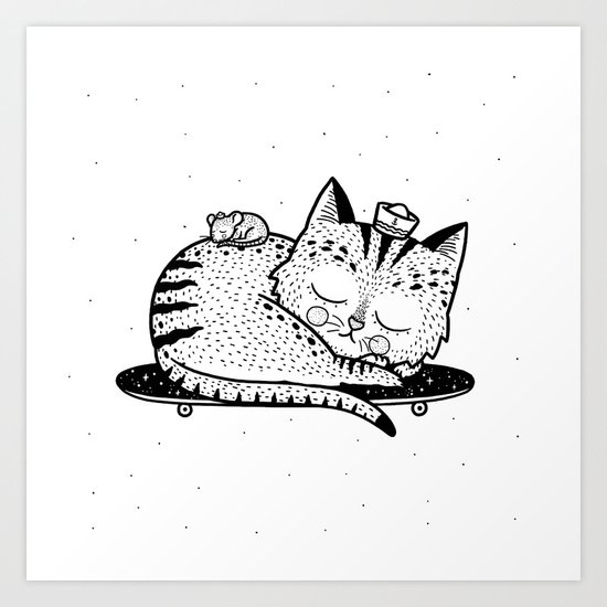 Scat or Die Art Print