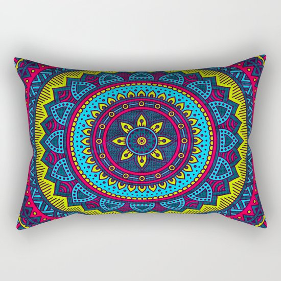 Hippie Mandala 24 Rectangular Pillow
