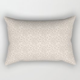 Beige leopard print . Rectangular Pillow
