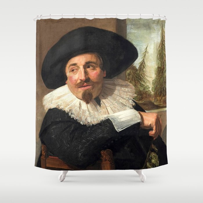 Frans Hals "Portrait of Isaac Abrahamsz" Shower Curtain