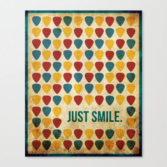 Just Smile. Canvas Print