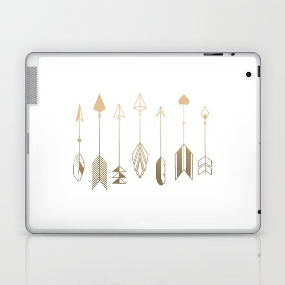 Be Brave Little Arrow (gold) Laptop & iPad Skin