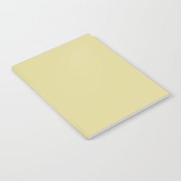 Pantone Lemon Grass light pastel solid color modern abstract pattern  Notebook