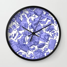 Retro Gamer - Blue Wall Clock