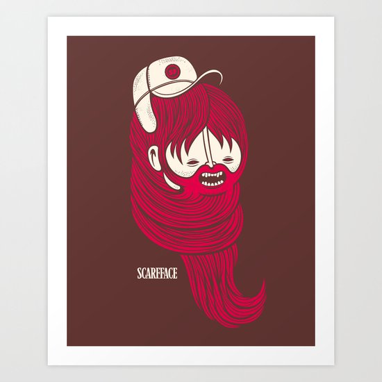 Scarfface Art Print