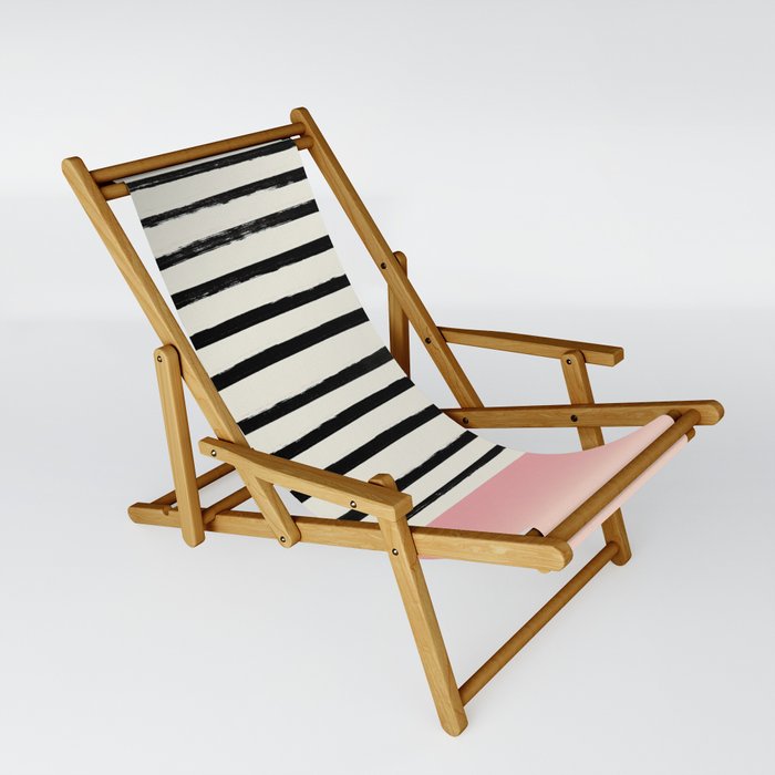 Blush x Stripes Sling Chair