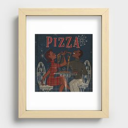 Pizza Time Recessed Framed Print