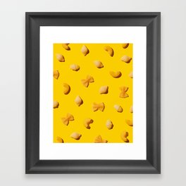 Multiple types of pasta Framed Art Print