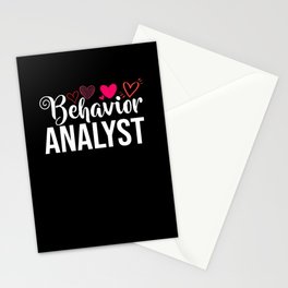 ABA Behavior Therapist Therapy Analyst Stationery Card