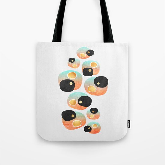 Tropical Pebbles Tote Bag