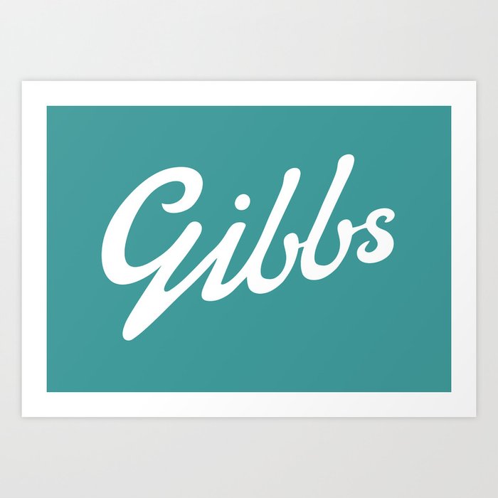 Gibbs Logo Art Print by Since1982 - Stephen Gibbs | Society6