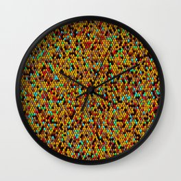  fan art, color chaos Wall Clock
