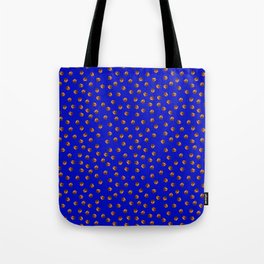 Acorn Pattern-Deep Blue Tote Bag