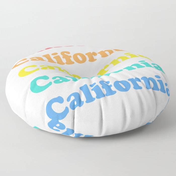 Retro California Floor Pillow
