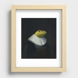 Lord Froguaad Royal Frog Print Recessed Framed Print