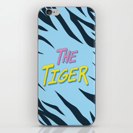 Chinese New Year. Blue Tiger pattern. iPhone Skin