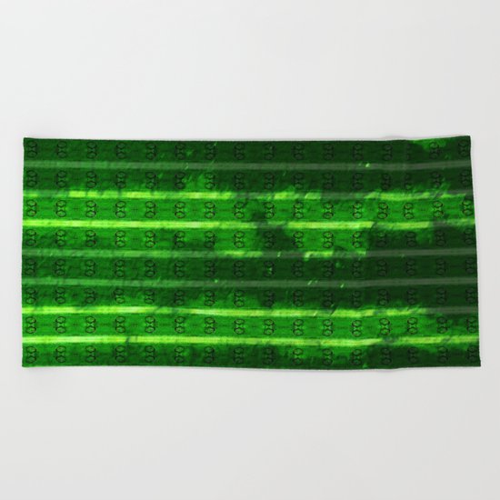 Metal Watermelon Rind Beach Towel