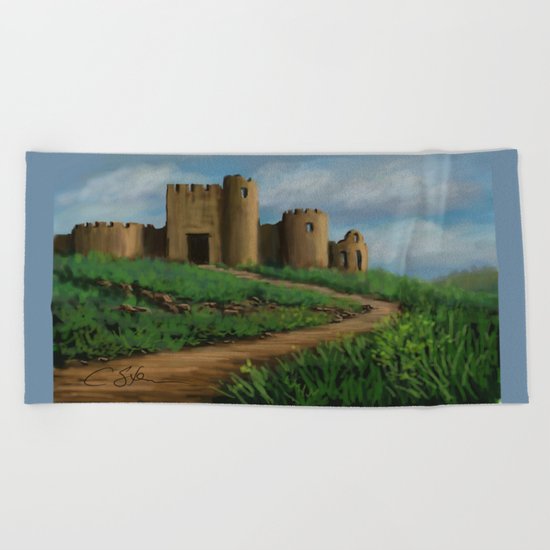 Still Standing DP160123b Beach Towel