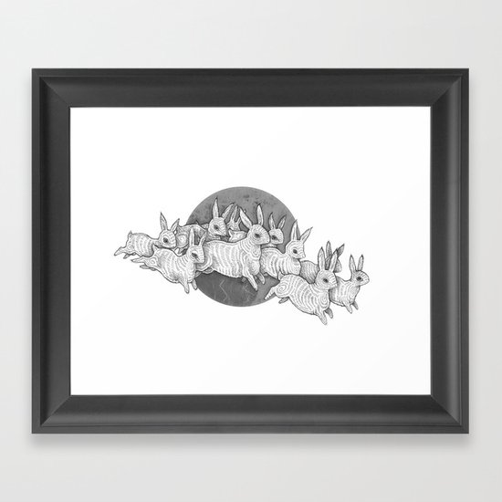 Leporidae Framed Art Print