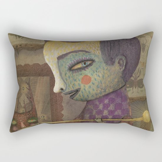 The Entomologist Rectangular Pillow