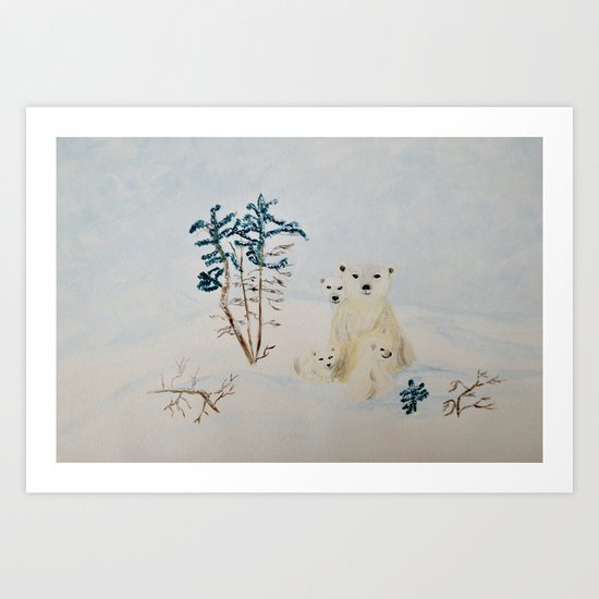 Polar Tenderness Art Print