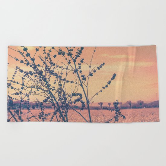 Imperfect Beauty (Beginning of Spring, California Countryside Farm) Beach Towel