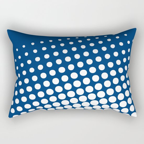 White raster - Optical game11 Rectangular Pillow