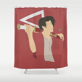 Samurai Champloo - Mugen Silhouette Shower Curtain