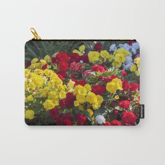 Begonias in Flower Carry-All Pouch