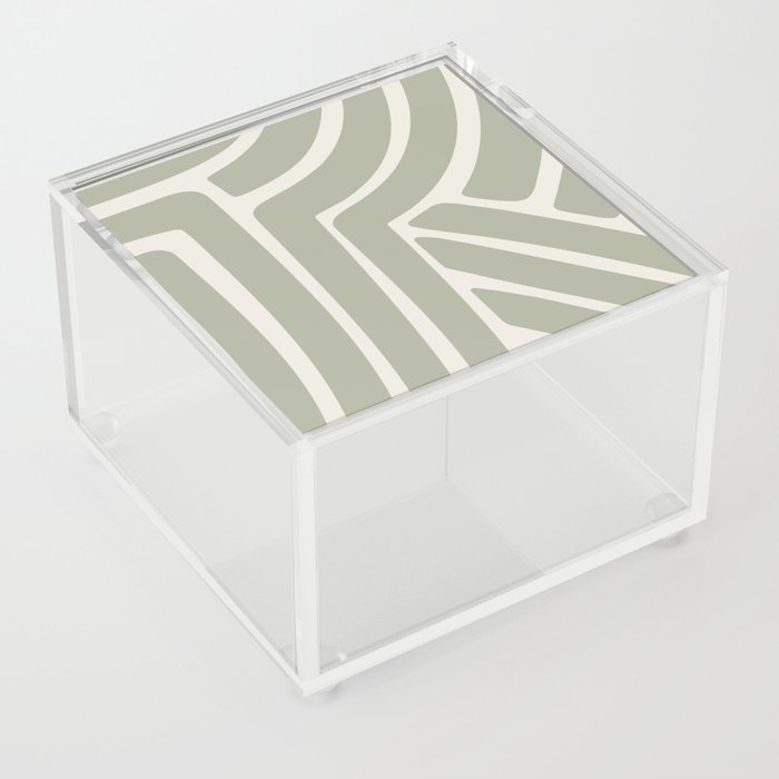 Abstract Stripes LXXXVII Acrylic Box