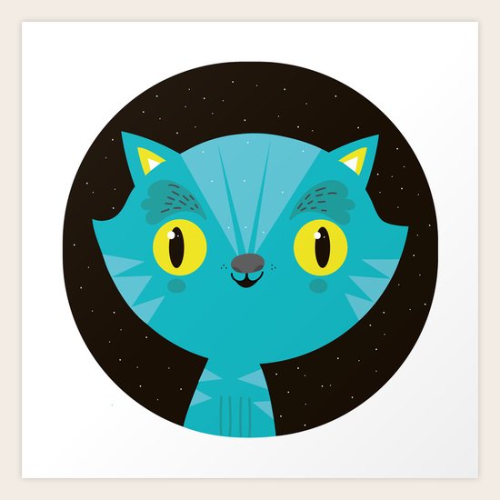 Gatito Art Print