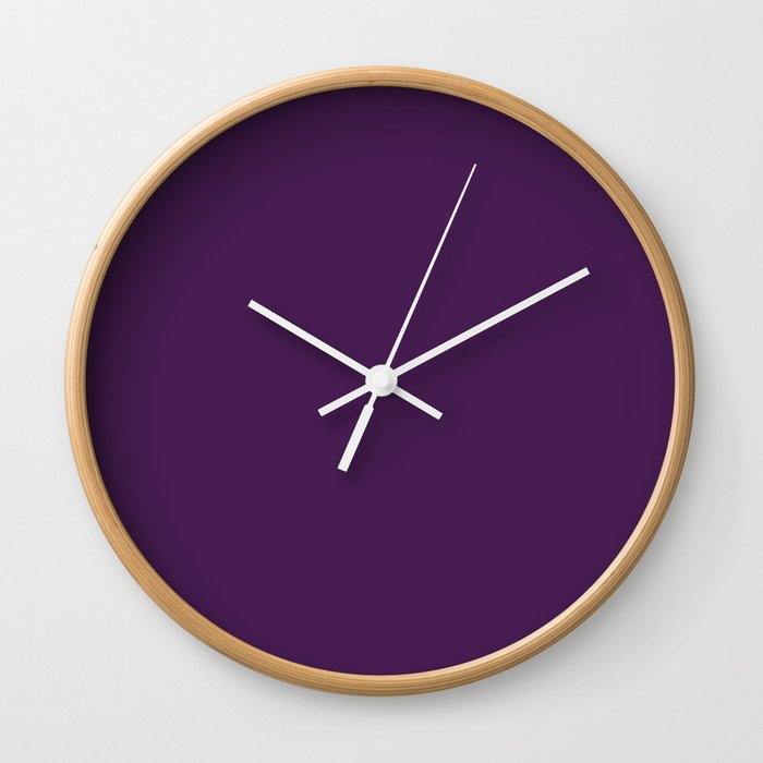 Violet Void  Wall Clock